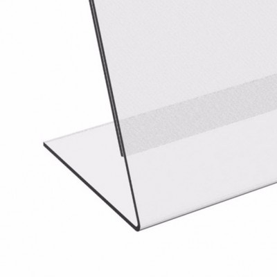 PORTA GRAFICA ACRILICO A4 (21*29.7 CMS) FORMATO L VERTICAL 1.7 MM (C12)