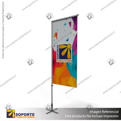 MASTIL RECTO ALUMINIO 220*70 CMS PARA BANDERA PUBLICITARIA (C15)
