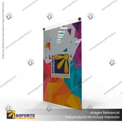 PORTA GRAFICA ACRILICO A5 (14.8*21 CMS) FORMATO MURO VERTICAL 1.7 MM (C12)