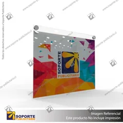 PORTA GRAFICA ACRILICO A6 (10.5*14.8 CMS) FORMATO MURO HORIZONTAL 1.7 MM (C20)
