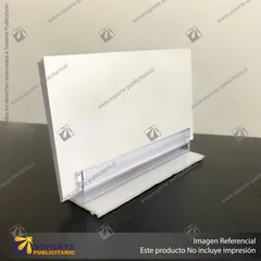PORTA STOPPER CON ADHESIVO 75*14*25 MM ESPESOR GRAFICA 1-3 MM