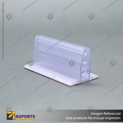 PORTA STOPPER CON ADHESIVO 75*30*42 MM ESPESOR GRAFICA 3-5 MM