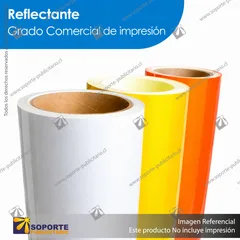 REFLECTANTE GRADO COMERCIAL DE IMPRESION - AMARILLO REFLECTANTE - 62 CMS - ROLLO 45.7 MTS