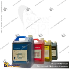 TINTA SOLVENTADA KONICA 5 LITROS COLOR MAGENTA C. SOLV. KM 30-45PL. SEIKO STP 35-50. XAAR 30-40-80PL