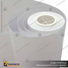 VINILO ADHESIVO BLANCO 100 MICRAS MATE 1.07*50 MTS