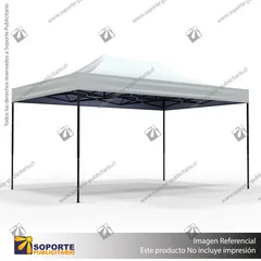 CARPA 3*4.5 MTS COLOR BLANCO PARA TOLDO PUBLICITARIO (C6)