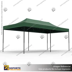CARPA 3*6 MTS COLOR VERDE PARA TOLDO PUBLICITARIO (C4)