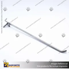 GANCHERA METALICA SIMPLE PANEL PERFORADO