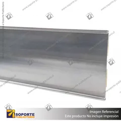 FLEJERA PLANA CON ADHESIVO FONDO GRIS 75X1200MM