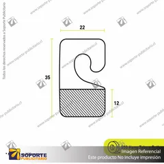 HANG TABS GANCHO STRONG PREPICADO 6266