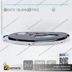 CINTA LED 3.6W 24V - BLANCO FRIO (ROLLO 15 MTS)