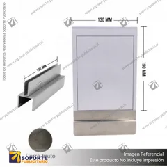 PORTA PRECIO EN BRUTO A BARRA UNIVERSAL