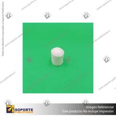 PUNTERA DE GOMA PARA GANCHERA 8 MM BLANCA