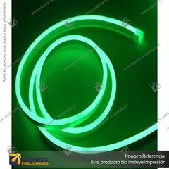 NEON FLEXIBLE 16X8 MM VERDE 5 MTS