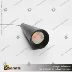 GALES - FOCO COLGANTE MAGNETICO CUERPO NEGRO 10W 48V 3000K