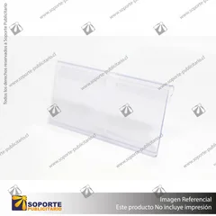 FLEJERA PORTA PRECIO PARA GANCHERA 80X40MM