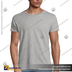 POLERA PIONEER HOMBRE/XL/GRIS CLARO