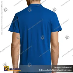 POLERA CON CUELLO SUMMER II/2XL/AZULINO