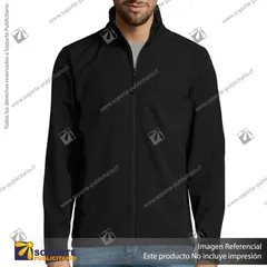 CHAQUETA SOFTSHELL RACE HOMBRE/2XL/NEGRO