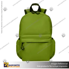 MOCHILA LISA/VERDE/VERDE