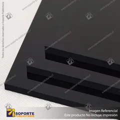 PLANCHA ACRILICA NEGRO - 1850 MM - 1250 MM - 3 MM