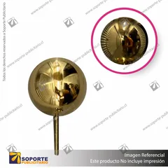 BOLA DORADA REPUESTO PARA SEPARADOR DE FILAS EMPERADOR