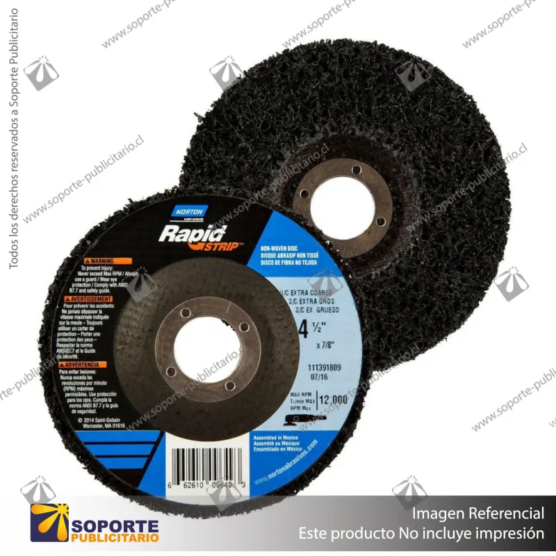 DISCO REMOCION DE PINTURA RAPID STRIP DISC 4 - 115 X 22 MM