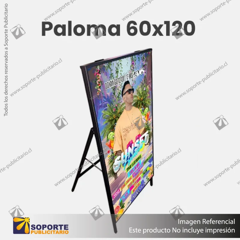 LED PANEL 60120 FORMATO PALOMA - PANEL + IMPRESION + DISENO