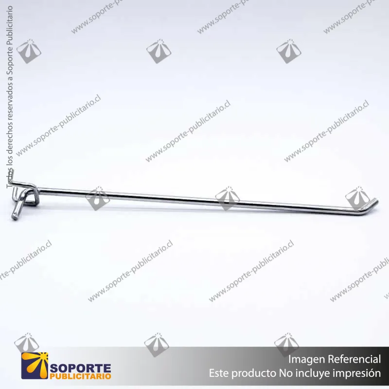 GANCHERA METALICA SIMPLE PANEL PERFORADO