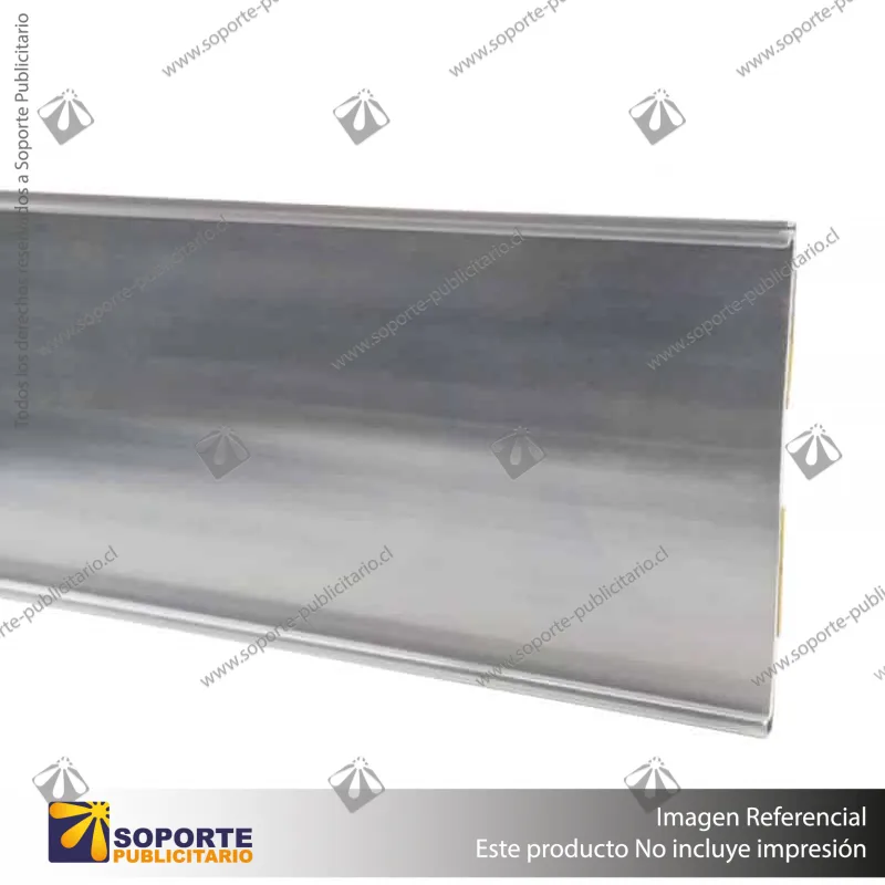 FLEJERA PLANA CON ADHESIVO FONDO GRIS 75X1200MM