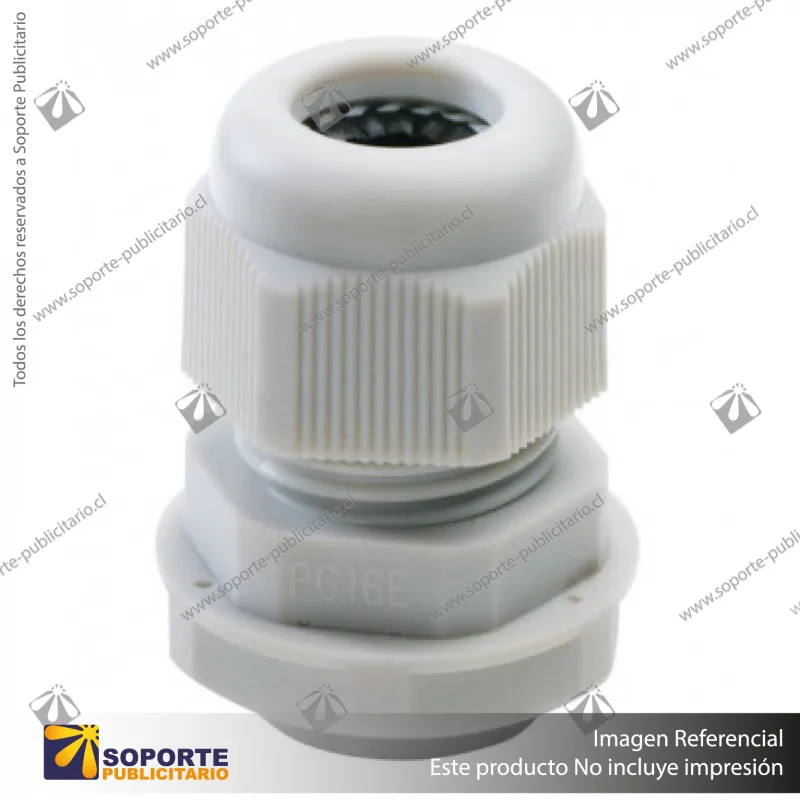 PRENSA STOPA PARA TUBO GRIS 16 MM