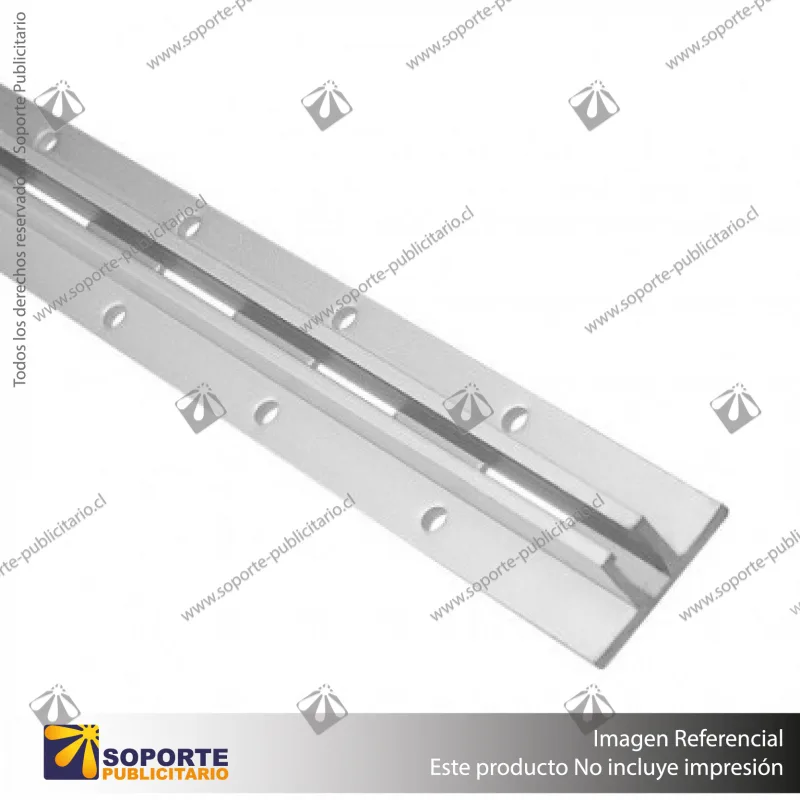 RIEL OCULTO TIPO T PASO SIMPLE MAGNA 2.40 MT