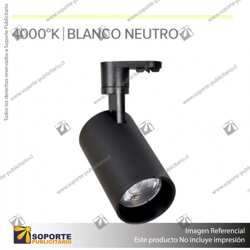 FOCO TRACK LIGHT BREMEN 7W NEGRO