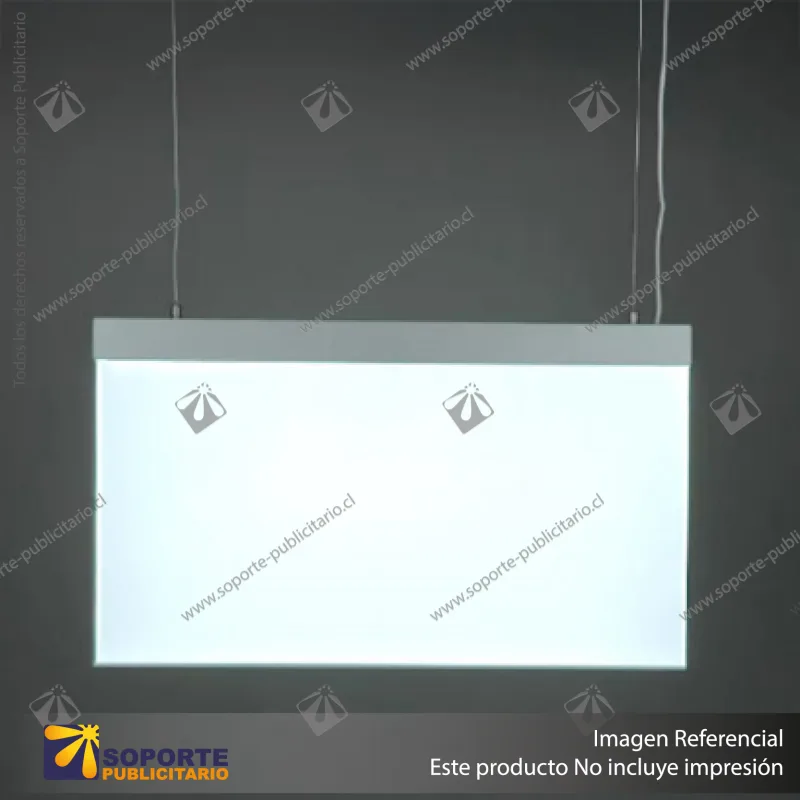 PANEL MENU SLIM BOX PLATEADO DOBLE CARA COLGANTE PIOLAS (600X350)
