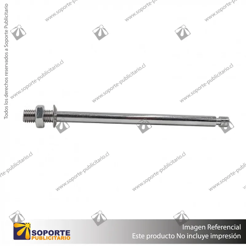 PUCK FRONTAL A MURO 15 CM 10 MM CROMADO