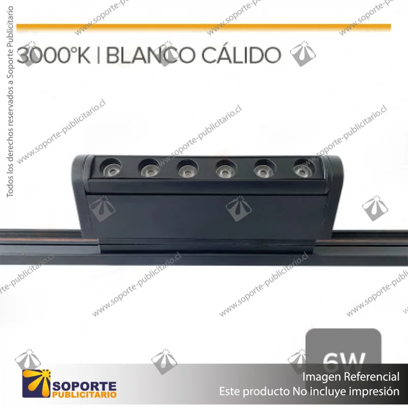 MG27 GINEBRA - LAMPARA PLEGABLE CUERPO NEGRO 6W CALIDO 4000K 48V