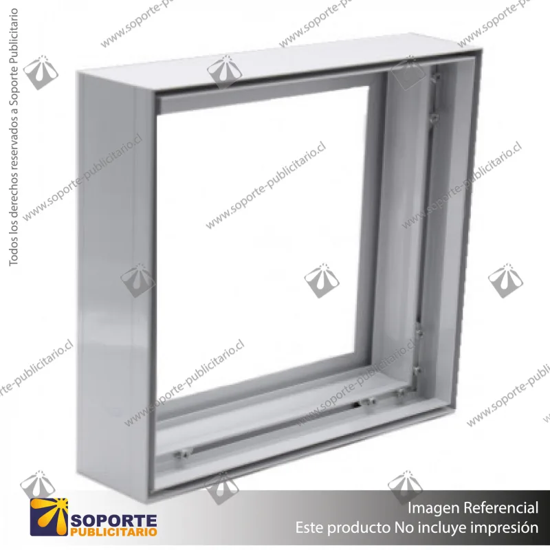 PERFIL FRAMELESS ALUMINIO 6 CM