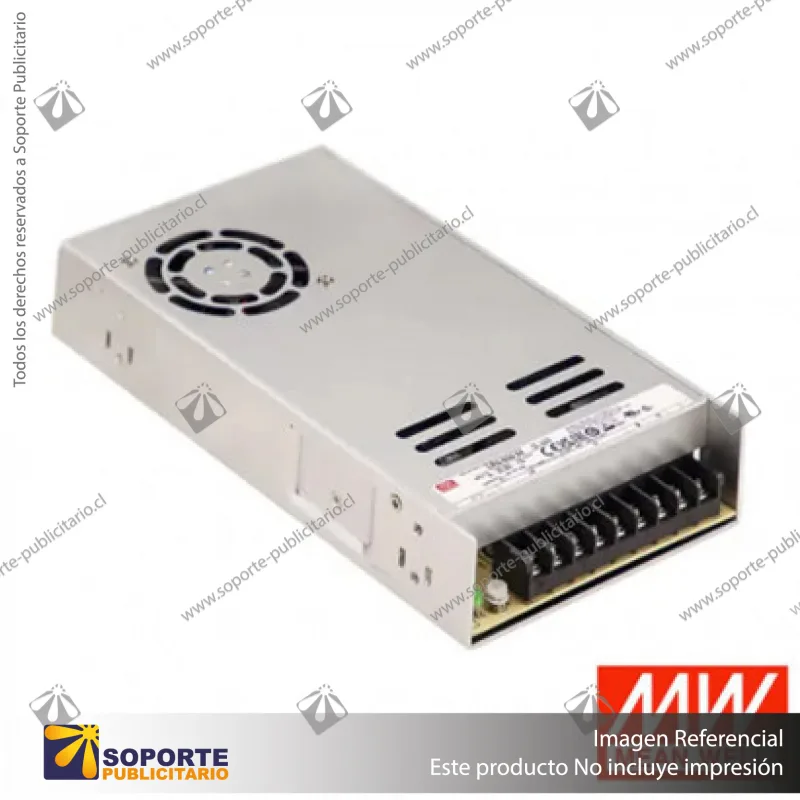 FUENTE DE PODER MEAN WELL 600W 24V LRS