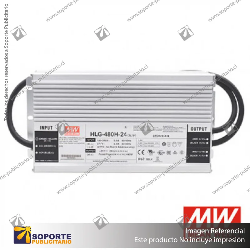 FUENTE DE PODER 480W 24V HLG