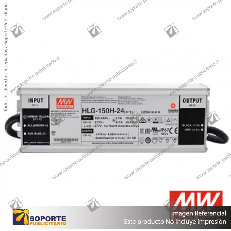 FUENTE DE PODER 150W 24V HLG