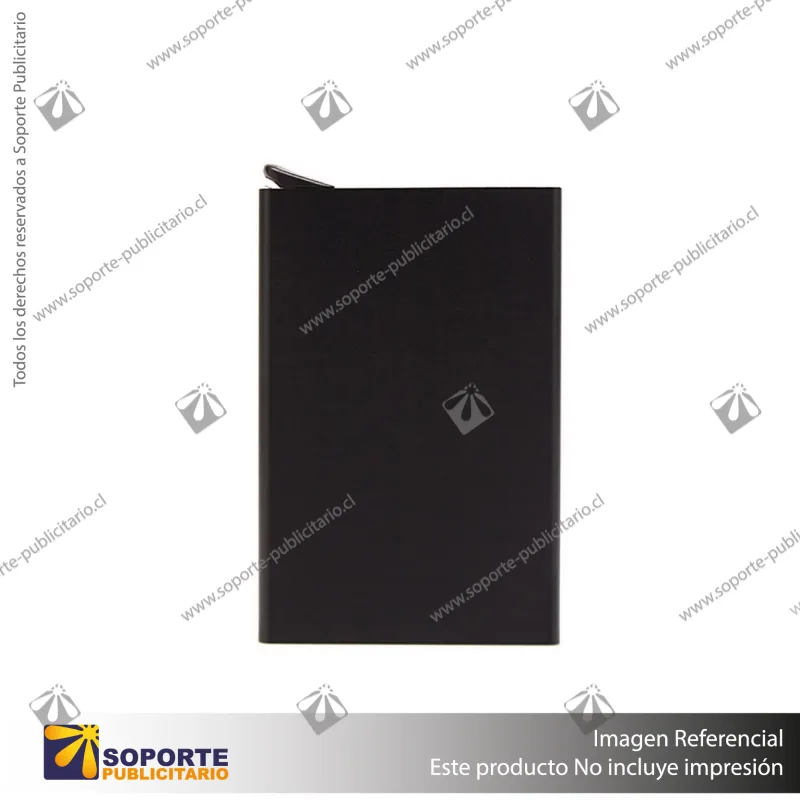 PORTA TARJETAS DE CREDITO/NEGRO/NEGRO