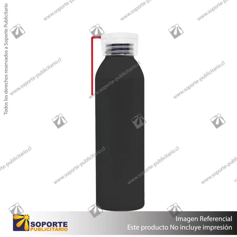 BOTELLA ALU/NEGRO/ROJO