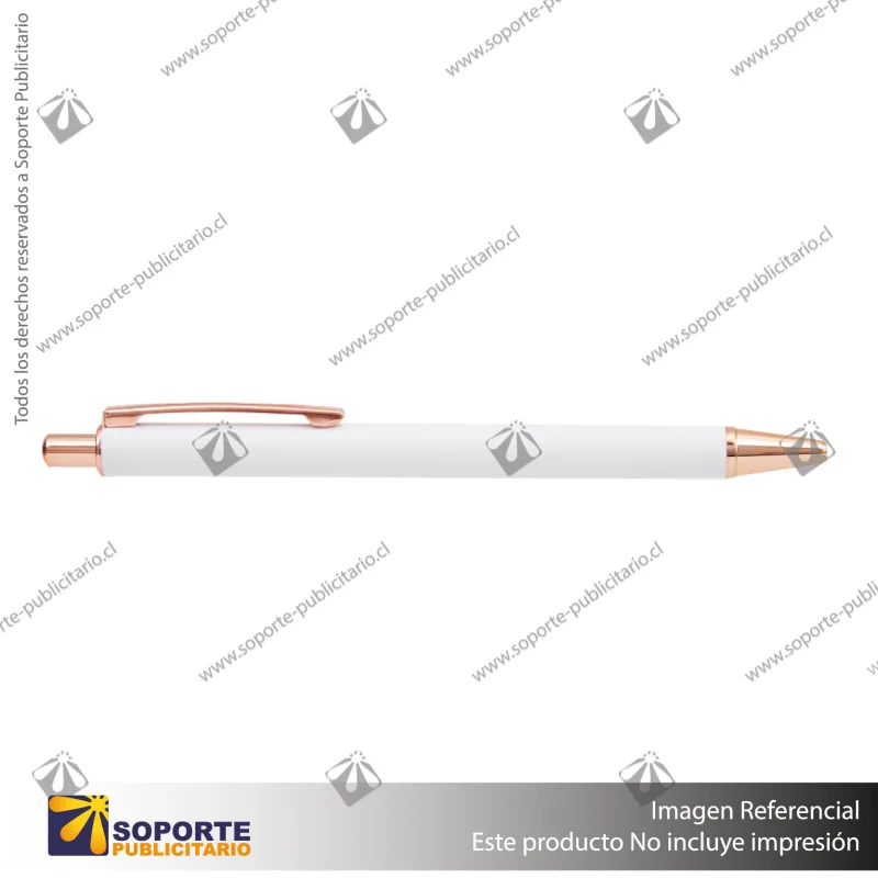 BOLIGRAFO GOLDEN/BLANCO/BLANCO