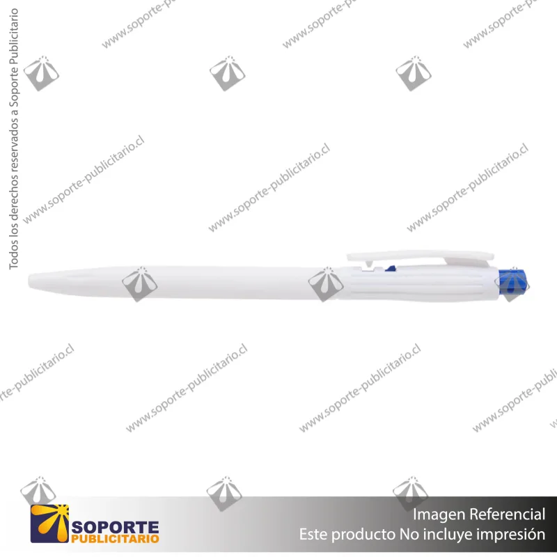BOLIGRAFO NOLAN/BLANCO/AZUL