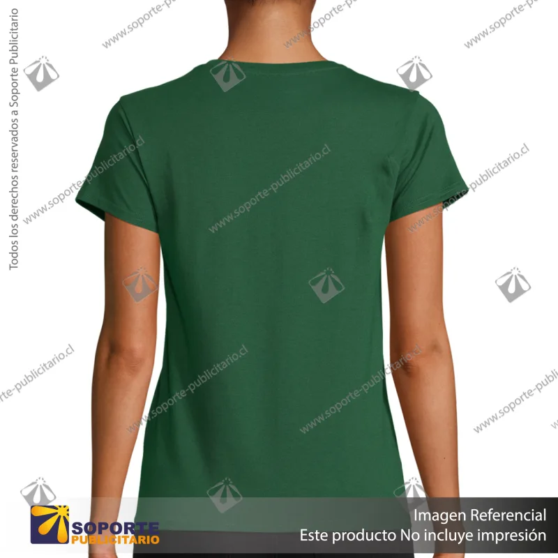 POLERA PIONEER MUJER/M/VERDE