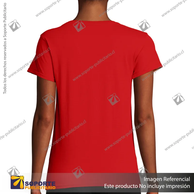 POLERA PIONEER MUJER/2XL/ROJO