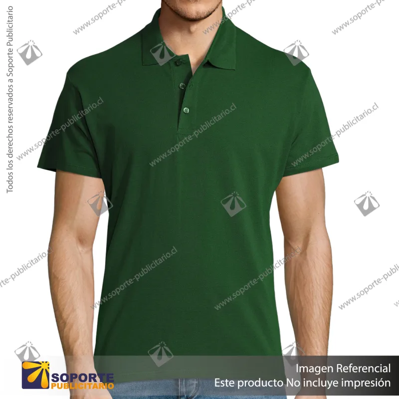 POLERA CON CUELLO SUMMER II/XS/VERDE