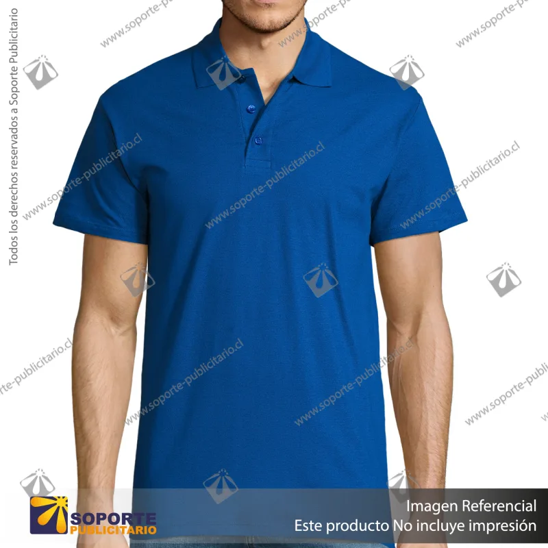 POLERA CON CUELLO SUMMER II/S/AZULINO