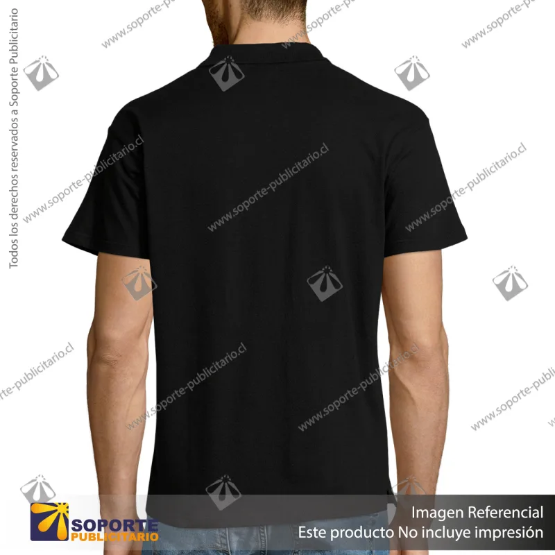 POLERA CON CUELLO SUMMER II/XL/NEGRO