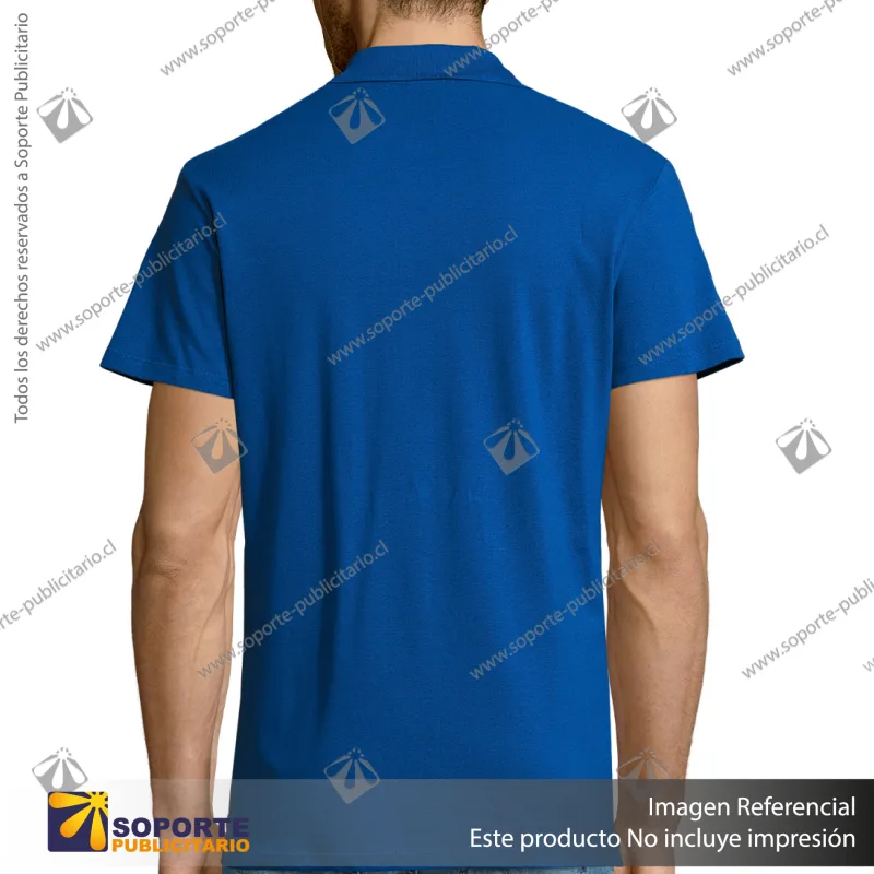 POLERA CON CUELLO SUMMER II/2XL/AZULINO